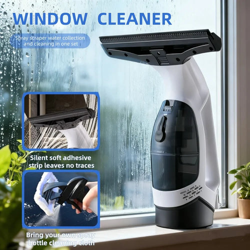 Neatly Electric Cordless Window Cleaner — robotic squeegee for streak-free glass