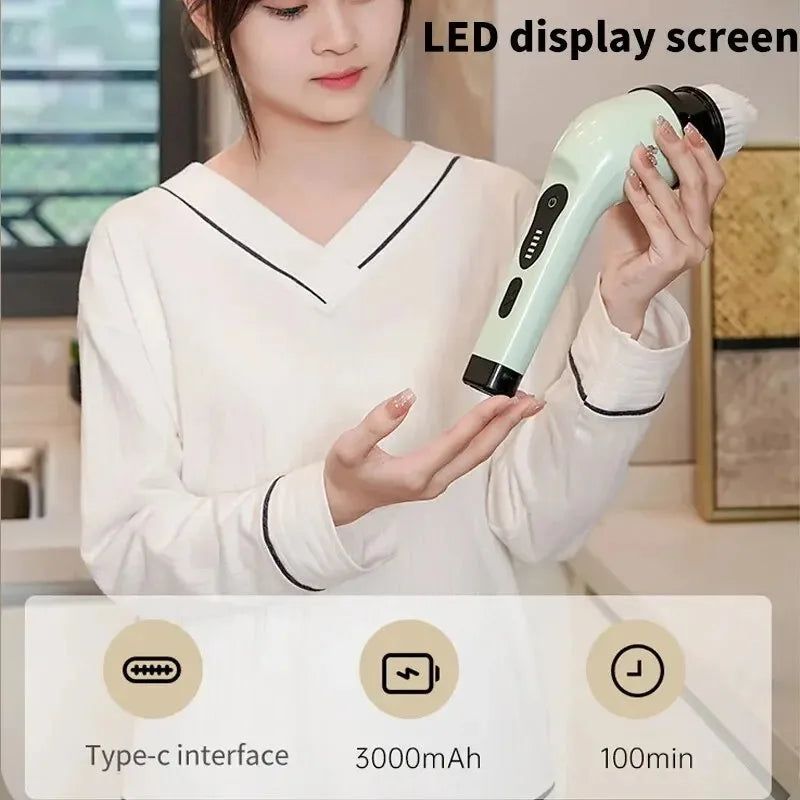Neatly Power-Scrub Electric Spin Scrubber